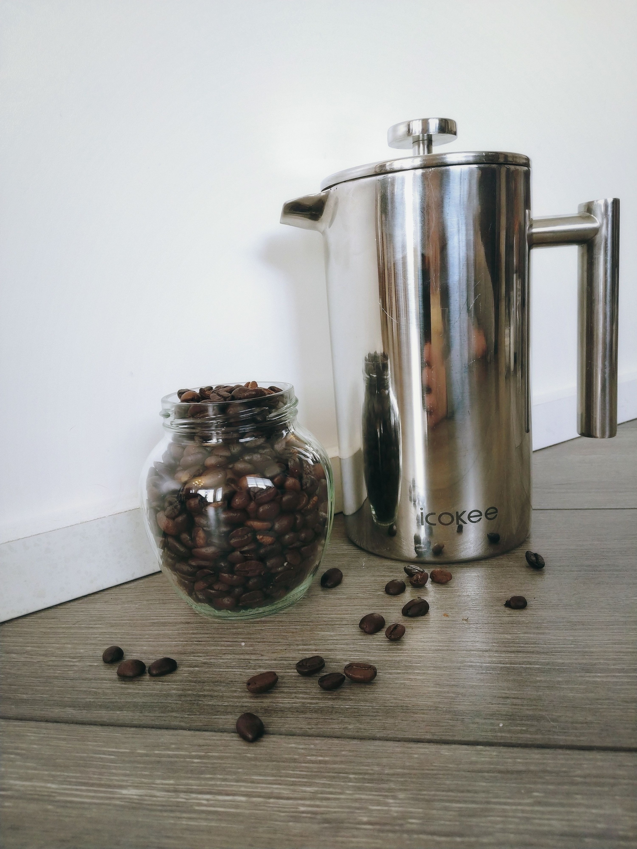 icokee french press stainless steel