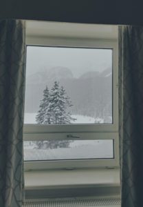 Lake View room at the Chateau Lake Louise Alberta