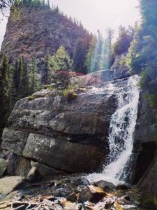 Waterfall - Lake Agnes Hike Alberta