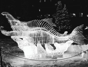 Fossil Discovery - Banff Ice Magic International Ice Carving Competition January 2020