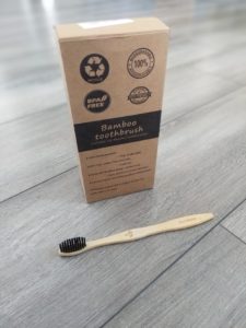 Low waste tooth brush bamboo