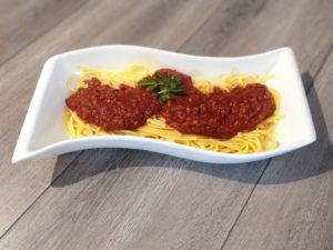 Meatsauce and pasta