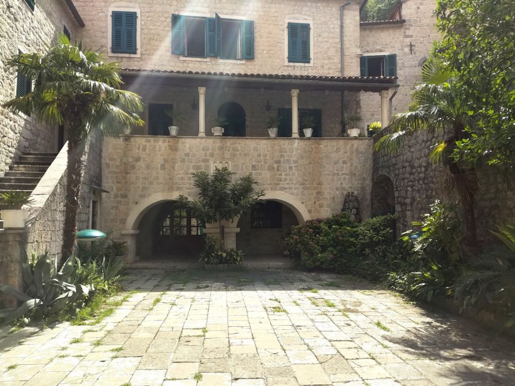 courtyard in Kotor Montenegro travel photo book