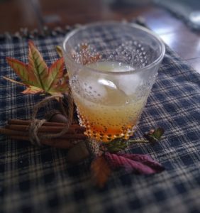 whisky sour with a taste of fall
