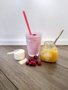 Raspberry Lemon Protein Smoothie